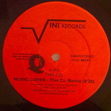 Load image into Gallery viewer, This Co. (2) : Music Lover (12&quot;, Maxi)

