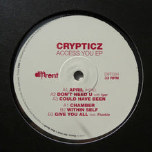 Load image into Gallery viewer, Crypticz : Access You (12&quot;, EP, Pin)
