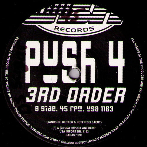 Push 4 : 3rd Order (12