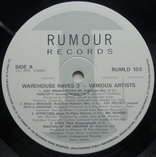Load image into Gallery viewer, Various : Warehouse Raves 3 (2xLP, Album, Comp)
