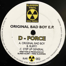 Load image into Gallery viewer, D-Force : Original Bad Boy E.P. (12&quot;, EP)
