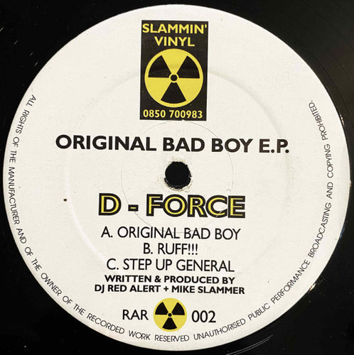 D-Force : Original Bad Boy E.P. (12