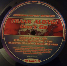 Load image into Gallery viewer, Frank Alongi (2) : Don&#39;t Go (12&quot;, Promo, Blu)
