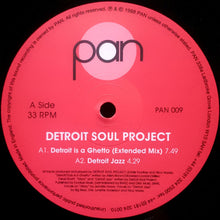 Load image into Gallery viewer, Detroit Soul Project : Detroit Is A Ghetto (12")
