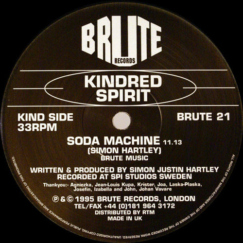 Kindred Spirit : Soda Machine / Warp 9 (12