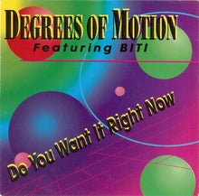 Load image into Gallery viewer, Degrees Of Motion Featuring Biti* : Do You Want It Right Now (12")
