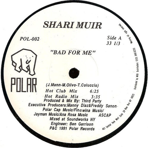 Shari Muir : Bad For Me (12