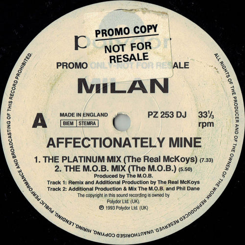 Milan (4) : Affectionately Mine (12