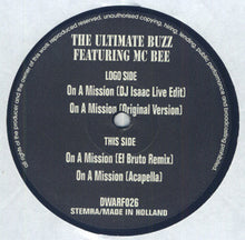 Load image into Gallery viewer, Ultimate Buzz Featuring MC Bee : On A Mission (12")
