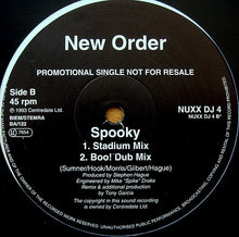 Load image into Gallery viewer, New Order : Spooky (12", Single, Promo)
