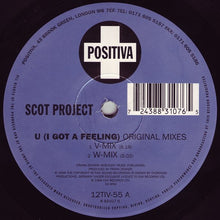 Load image into Gallery viewer, DJ Scot Project : U (I Got A Feeling) (12")
