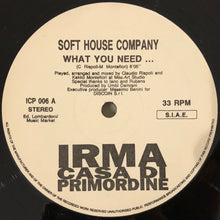 Load image into Gallery viewer, Soft House Company : What You Need... (12", Whi)
