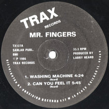 Load image into Gallery viewer, Mr. Fingers : Washing Machine (12", Bla)
