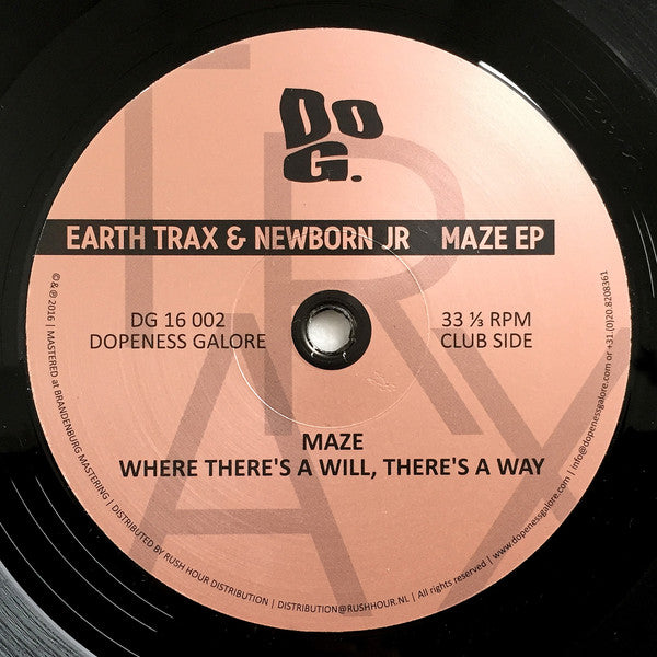 Earth Trax & Newborn Jr. : Maze EP (12