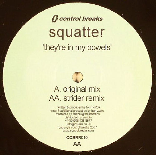 Squatter : They're In My Bowels (12