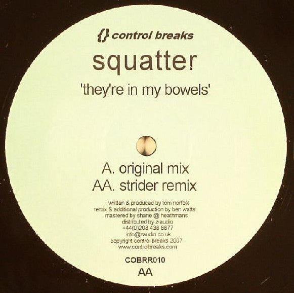 Squatter : They're In My Bowels (12