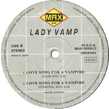 Load image into Gallery viewer, Lady Vamp : Love Song For A Vampire (12&quot;, Maxi)
