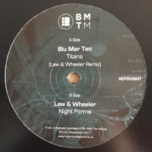 Load image into Gallery viewer, Blu Mar Ten / The Law (4) &amp; Wheeler (8) : Titans (Law &amp; Wheeler Remix) / Night Forms (12&quot;)

