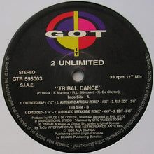 Load image into Gallery viewer, 2 Unlimited : Tribal Dance (12")
