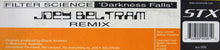 Load image into Gallery viewer, Filter Science : Darkness Falls (Joey Beltram Remix) (12", S/Sided, Ltd, Pin)

