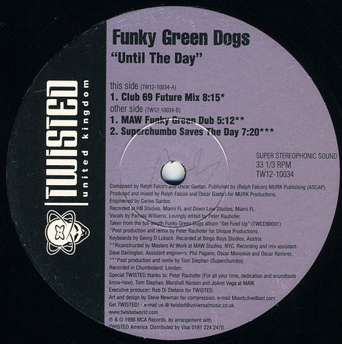 Funky Green Dogs : Until The Day (12