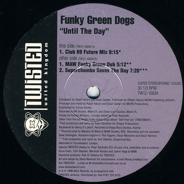 Funky Green Dogs : Until The Day (12