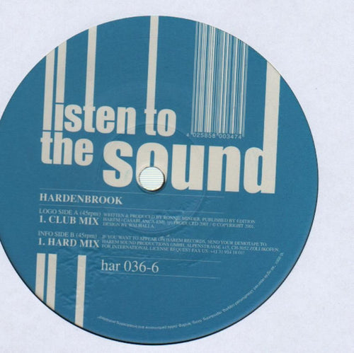Hardenbrook : Listen To The Sound (12