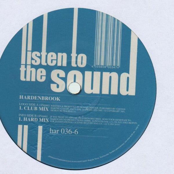 Hardenbrook : Listen To The Sound (12