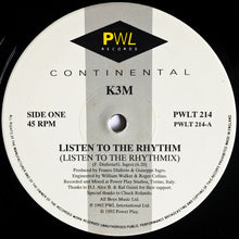 Load image into Gallery viewer, K3M : Listen To The Rhythm (12&quot;)
