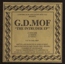 Load image into Gallery viewer, G.D. Mof : The Intruder EP (8", Shape, EP, Ltd, Squ)
