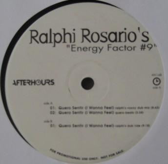 Ralphi Rosario : Energy Factor #9 (12