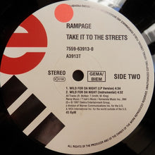 Load image into Gallery viewer, Rampage (2) Featuring Billy Lawrence : Take It To The Streets (12&quot;)
