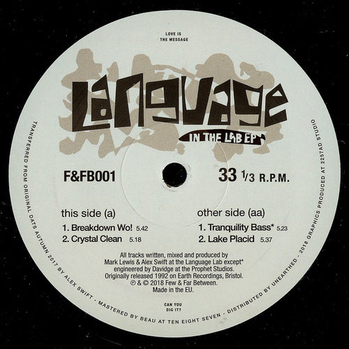 Language (8) : In The Lab EP (12