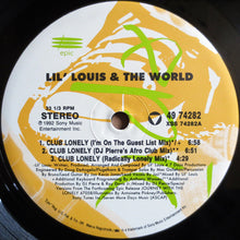 Load image into Gallery viewer, Lil' Louis &amp; The World : Club Lonely (12")
