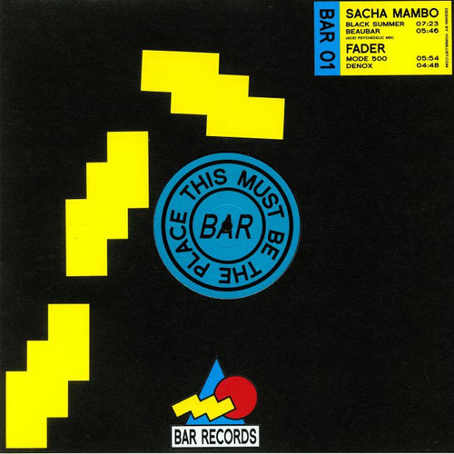 Sacha Mambo / Fader (2) : BAR 01 (12