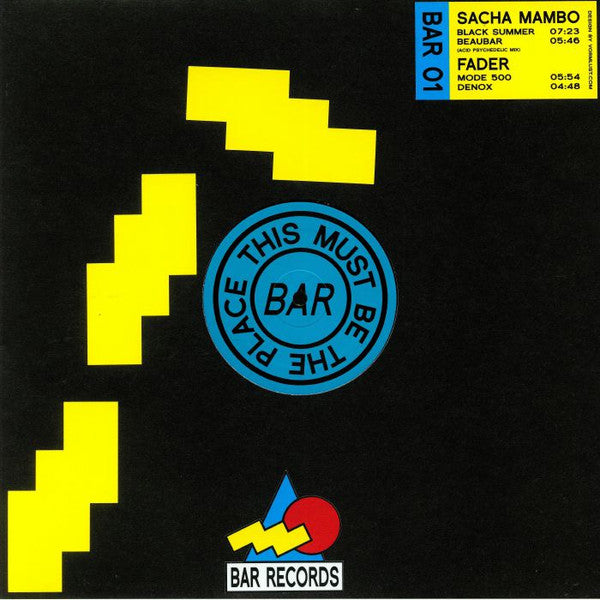 Sacha Mambo / Fader (2) : BAR 01 (12