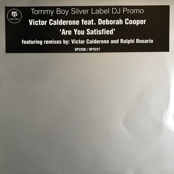 Victor Calderone Feat. Deborah Cooper : Are You Satisfied (2x12
