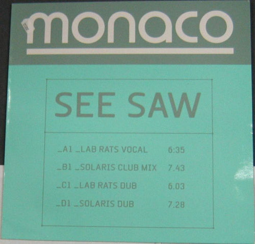 Monaco : See  Saw (2x12