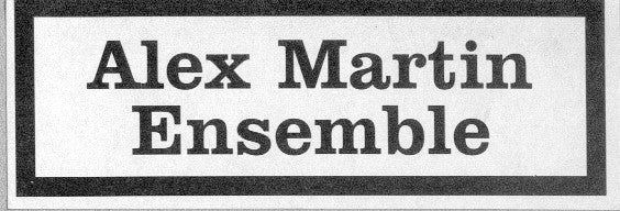 Alex Martin Ensemble : Draw Game (12