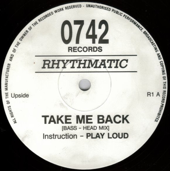 Rhythmatic : Take Me Back (12