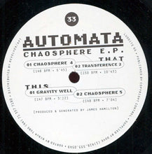 Load image into Gallery viewer, Automata : Chaosphere E.P. (12&quot;, EP)
