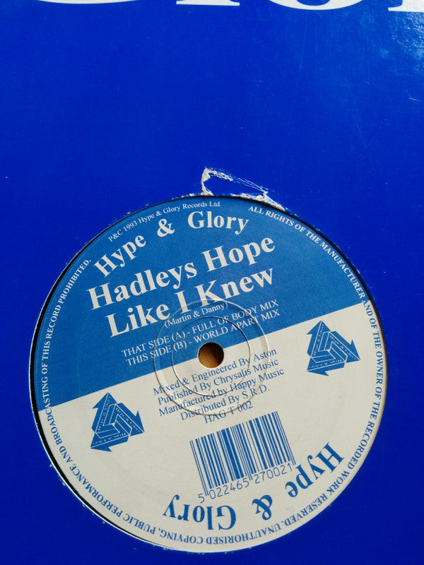 Hadleys Hope : Like I Knew (12