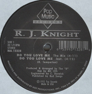 R.J. Knight : Do You Love Me (12