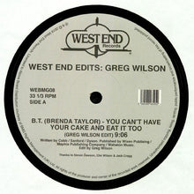 Load image into Gallery viewer, Greg Wilson : West End Edits (2x12")
