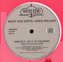 Load image into Gallery viewer, Greg Wilson : West End Edits (2x12")
