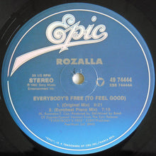 Load image into Gallery viewer, Rozalla : Everybody's Free (To Feel Good) (12")
