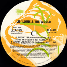 Load image into Gallery viewer, Lil' Louis &amp; The World : Saved My Life (12")
