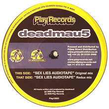 Load image into Gallery viewer, Deadmau5 : Sex Lies Audiotape (12")
