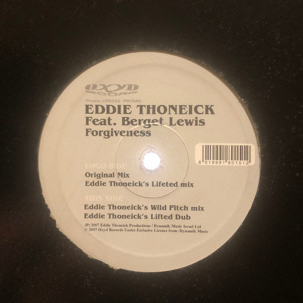 Eddie Thoneick feat. Berget Lewis : Forgiveness (12