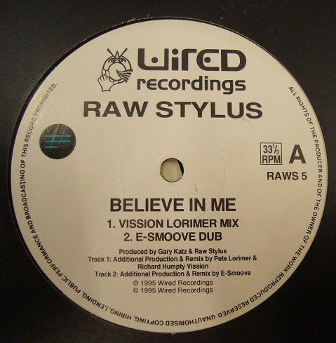 Raw Stylus : Believe In Me (12